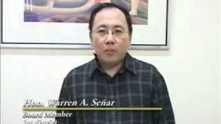 Hon. Warren A. Señar, Board Member, Camarines Sur