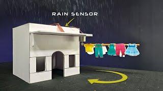 New inspire award science project | Rain protected washing clothes