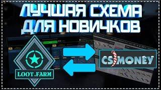 СТРАТЕГИЯ ЗАРАБОТКА В STEAM №2! LOOT.FARM + CS.MONEY. ТРЕЙД МЕЖДУ ОБМЕННИКАМИ.