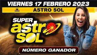 ASTRO SOL EN VIVO. Resultado último sorteo ASTRO SOL para hoy 17 DE FEBRERO 2023.