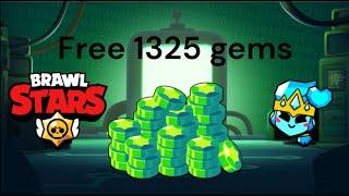 How to get free 1325 gems in Brawl Stars | QR code + Link