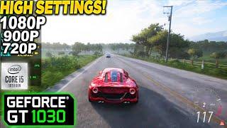 Forza Horizon 5 GT 1030 - 1080p 900p 720p High,