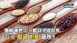 [알쓸신농] 잡곡 이 비율로 드세요!! 잡곡 더 건강하게 먹는 황금 비율을 알려드립니다