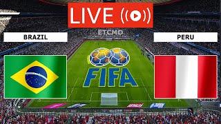 BRAZIL VS PERU LIVE STREAM FULL MATCH | FIFA WORLD CUP QUALIFIER CONMEBOL LIVE MATCH TODAY