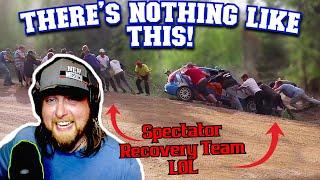 NASCAR Fan Reacts to Fast Rally Fans & Recoveries