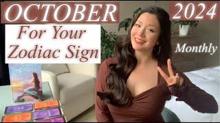 OCTOBER 2024 MONTHLY For All Zodiac Signs! 