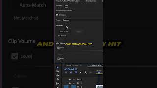 How To AUTO MATCH Your Audio Levels ALL AT ONCE in PREMIERE PRO 2023