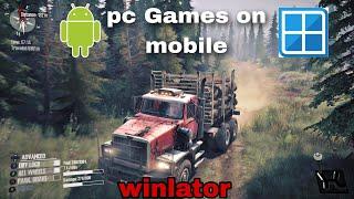 Winlator-Glibc-Amodfix | Mudrunner game play HD graphics | pc Games on mobile