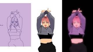 Bailey Sok (animation process / comparison)