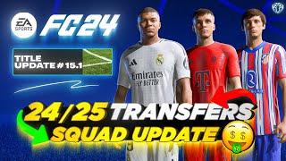 24/25 Transfers Squad Update V3 For FC 24 (New Managers - Players - Transfers - Promoted Teams)