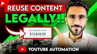 Get Monetized On YouTube With Reused Content Like This!!