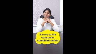 5 ways to file consumer complaint online  #advocatesravyakatta  #sravyakatta  #advocate #legalrights