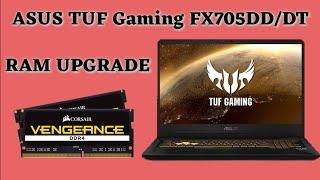 ASUS TUF Gaming FX705DD/DT | RAM Upgrade | Disassembling and Assembling