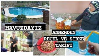 ANNEMDEN CİLT İÇİN EN İYİ SİRKE TARİFİ/BAĞ EVİNİN SON HALİ️#vlog