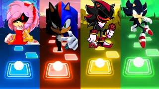 Amy Exe  Sonic Shadow Exe  Shadow Exe FNF  Dark Sonic Exe Tiles Hop EDM Rush