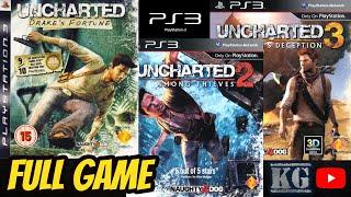 Uncharted: TRILOGY [PS3] 100% ALL TREASURES Longplay Walkthrough Playthrough Full Movie Game