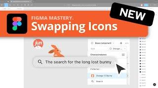 Figma Tips  - Swapping Button Icons using Instance Swap