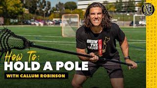 How to hold a Long Pole | Defensemen Tutorial