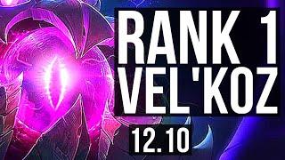 VEL'KOZ vs AURELION SOL (MID) | Rank 1 Vel'Koz, 11/1/10, 2.3M mastery | KR Grandmaster | 12.10