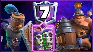 Top 7 with Evolved Royal Recruits Deck.!