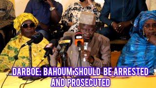 UDP PRESS CONFERENCE, DARBOE CALL ON THE IGP TO ARREST BABOUCAR BAHOUM FOR SEDITION.