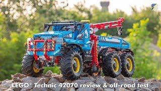 LEGO Technic 42070 6x6 All Terrain Tow Truck detailed review & off-road test