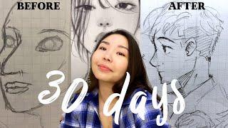 I DREW FOR 30 DAYS to see how much I would improve