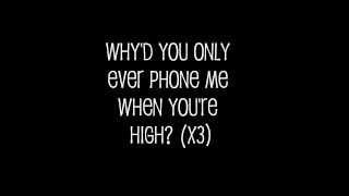 Arctic Monkeys - Why'd You Only Call Me When You're High Lyrics