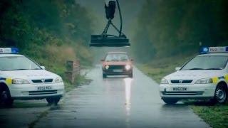 Top Gear - TGPD attempts to immobilise Jeremy Clarkson's car with a crane magnet