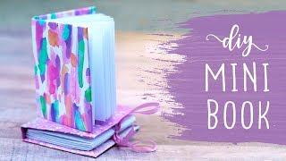 Mini Book Making Tutorial  DIY Mini Hardback Book with Binding!