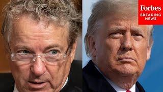 BREAKING NEWS: Rand Paul Responds To Trump's Attacks Over His Opposition To Big Beautiful Bill