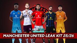 PES 2021 & Football Life 2025 - Manchester United Leaked Kits 25/26
