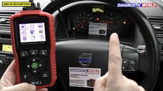 Reset SRS Airbag Service Urgent message iCarsoft VOL V1.0 Volvo & Saab