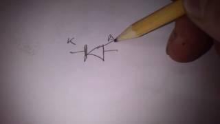 Как запомнить анод и катод диода. How to remember the anode and the cathode of the diode.