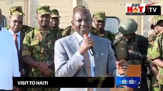 Fearless Kenyan Police tells off Ruto face to face in Haiti.'Ile mali yetu tumeacha Kenya itufikie.'