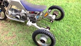 Tilting trike pit bike