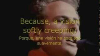 EL SONIDO DEL SILENCIO. Subtitulada en Ingles-Español.PAUL SIMON & ART GARFUNKEL