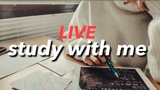 LIVE STUDY WITH ME | 3 Stunden Study Livestream am Morgen | Lernen beim Sonnenaufgang OHNE MUSIK