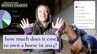 How much does it cost to own a horse in the uk in 2024? Equestrian Money Diaries, Riding With Rhi