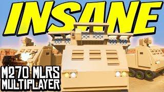 ROCKET TRUCK DEATHMATCH !!! FUNNY MULTIPLAYER M270 MLRS!!- Brick Rigs Multiplayer Gameplay