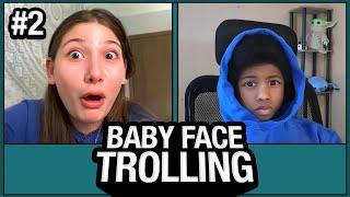 FAKE BABY trolls STRANGERS on OMEGLE (BABY FACE TROLLING #2)