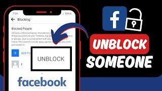 How to Unblock Someone on Facebook