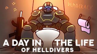 A day in the life of Helldivers - Animation