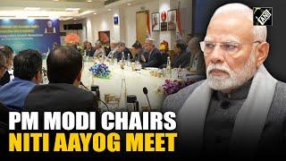 PM Narendra Modi chairs meeting of NITI Aayog in Delhi