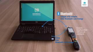 Interactive console in Smart Remote 3 for nRF52 Series