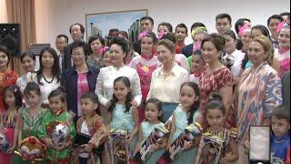 China, Uzbek First Ladies Visit Chinese Learning Center in Tashkent