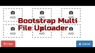 Responsive Bootstrap Multi File Uploader