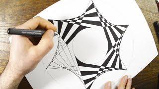 Geometric Design Inspiration: A Time-lapse Drawing Tutorial 2023 №2