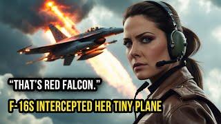F-16s Intercepted Her Tiny Plane — Then One Whispered, “That’s Red Falcon.”