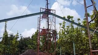 Pemasangan konstruksi baja  (Installation of steel construction at welding workshop in Kaliduren)